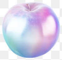 PNG  A holography apple fruit plant food.