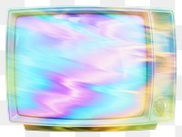 PNG  A holography retro television white background single object electronics.