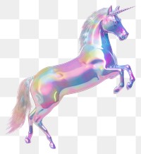 PNG  A holography unicorn sculpture animal mammal horse.