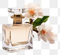PNG  Flowers perfume bottle cosmetics.