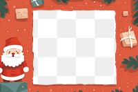 PNG Cute backgrounds paper santa claus. AI generated Image by rawpixel.