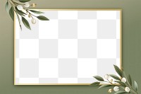 PNG Olive backgrounds frame paper. AI generated Image by rawpixel.