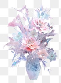 PNG  Bouquet art flower petal. AI generated Image by rawpixel.