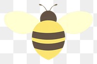 PNG  Illustration of a simple bee animal insect invertebrate.