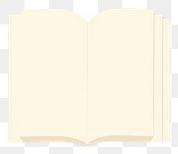 PNG  Illustration of a simple open book publication simplicity paper.