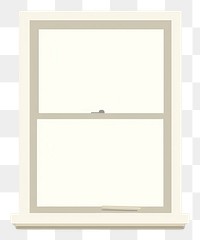 PNG  Illustration of a simple window architecture rectangle letterbox.