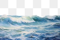 PNG  Sea outdoors painting nature. AI generated Image by rawpixel.
