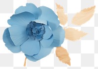 PNG Blue flower petal plant rose.