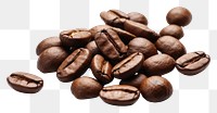 PNG Coffee beans backgrounds white background chocolate.
