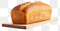 PNG Loaf of bread food white background sourdough.