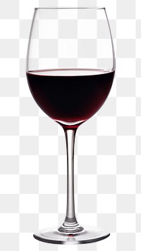 PNG Red wine in a glass drink red white background.