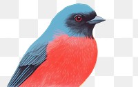 PNG Art painting an illustration of bird animal beak wildlife. AI generated Image by rawpixel.