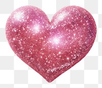 PNG Heart glitter pink pink background. 