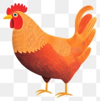 PNG  A chicken poultry animal bird.