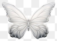 PNG  Butterfly shape white accessories chandelier