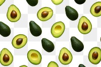 PNG Green avocado slices pattern backgrounds fruit green. AI generated Image by rawpixel.