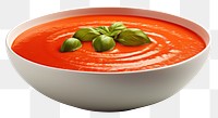 PNG Tomato soup food bowl.