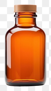 PNG  A medicine bottle glass white background container. AI generated Image by rawpixel.