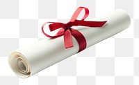 PNG  Diploma ribbon paper red.