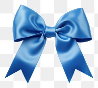 PNG Bow ribbon blue white background.