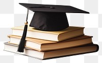 PNG  Graduation hat book publication intelligence.