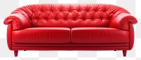 PNG Modern sofa furniture white background comfortable.