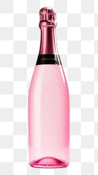 PNG Bottle of champagne glass drink wine. AI generated Image by rawpixel.