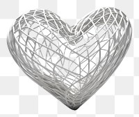 PNG  Heart shape element white pattern pottery. AI generated Image by rawpixel.