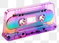 PNG  Cassette tape white background technology equipment.