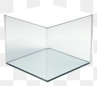 PNG Square icon glass transparent white.