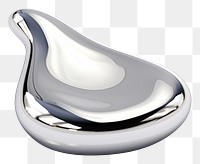 PNG Water drop Chrome material silver white background simplicity.