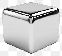PNG Square Chrome material silver white background rectangle.