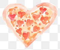 PNG Pizza heart white background creativity.