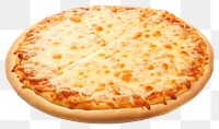 PNG Cheese pizza bread food white background.