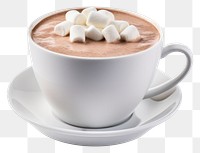 PNG Hot chocolate drink dessert coffee.