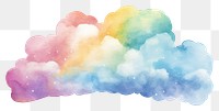 PNG  Rainbow cloud backgrounds nature art.