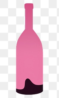 PNG  Bottle of wine drink white background refreshment.