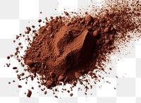 PNG Cocoa powder dessert white background ingredient.