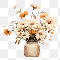 PNG Daisy art painting flower