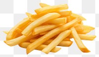 PNG French fries ketchup food white background.