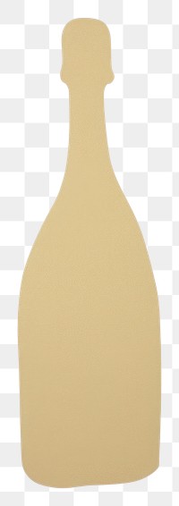 PNG Bottle of champagne wine white background refreshment.