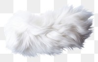 PNG White fur fabric textile white background accessories.