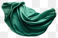 PNG Dark green cotton fabric textile silk white background.
