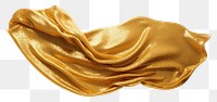 PNG Gold glitter fabric textile white background crumpled.