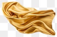 PNG Gold silk fabric backgrounds textile white background.