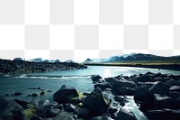 PNG  Iceland landscape outdoors nature. AI generated Image by rawpixel.