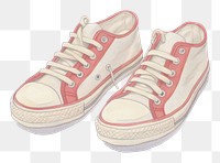 PNG Shoes footwear white background shoelace.