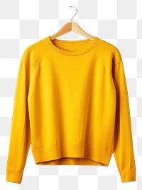 PNG Yellow color sweater shirt sweatshirt wood architecture. AI generated Image by rawpixel.