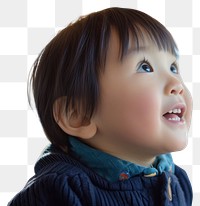 PNG  Asian toddler portrait cheerful carousel.