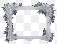 PNG Absence wreath mirror frame.